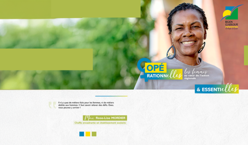 Région Guadeloupe-[OPERATIONN’ELLES] Découvrez aujourd’hui le parcours de Rose-Lise MORDIER