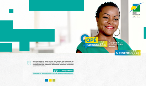 Région Guadeloupe-[OPERATIONN’ELLES] Découvrez aujourd’hui le parcours de Cathy PIERRE