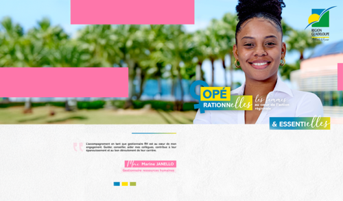 Région Guadeloupe-[OPERATIONN’ELLES] A la rencontre de Marine JANELLO, Gestionnaire ressources humaines