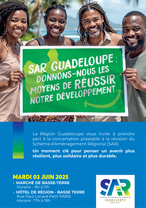 Région Guadeloupe-Révision du SAR - Concertation à BASSE-TERRE