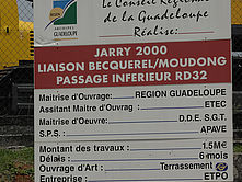 Panneaux des chantiers