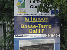 Panneaux des chantiers