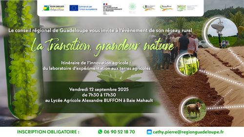 Région Guadeloupe-[SAVE THE DATE] évènement de réseau rural :