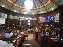 Signature de la declaration finale de la 20e Conference des Presidents des RUP