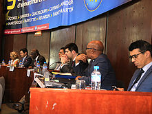 Signature de la declaration finale de la 20e Conference des Presidents des RUP