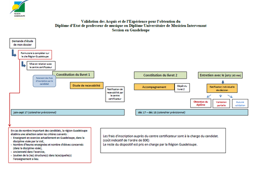 Validation des Acquis et de l'Expérience pour le diplôme d'état de professeur de musique ou le Diplôme Universitaire de Musicien Intervenant