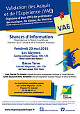 Séances d'information sur la VAE-Diplôme d'Etat de professeurs de dans, de musique, de théâtre.