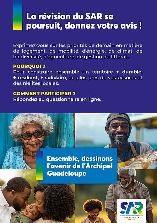 Région Guadeloupe-Participez à la révision du SAR Guadeloupe !