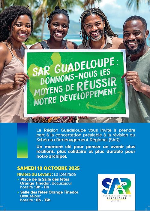 Région Guadeloupe-Révision du SAR - Concertation à La Désirade